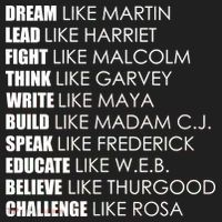 Dream Lead Fight Think Write Build Speak Educate Believe Challenge Golf Towel thumb 3