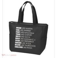 Dream Lead Fight Think Write Build Speak Educate Believe Challenge Tote Bag thumb 3