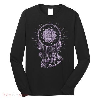 Dream On Native American Dream Catcher Long Sleeve Shirt