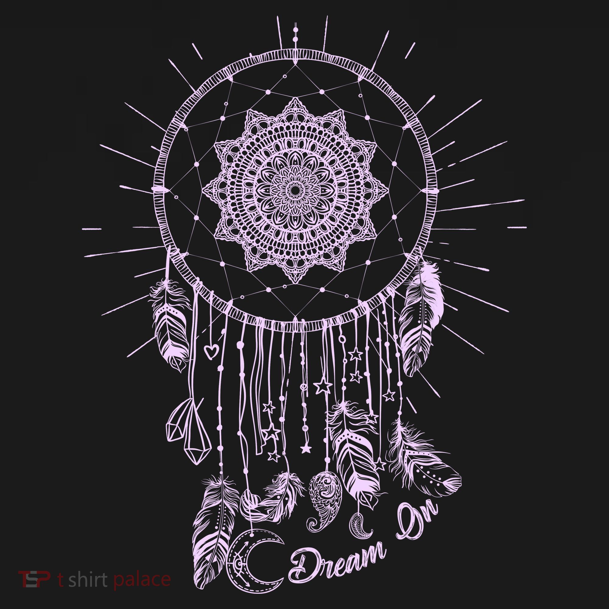 Dream On Native American Dream Catcher Long Sleeve Shirt