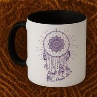 Dream On Native American Dream Catcher Coffee Mug thumb 2