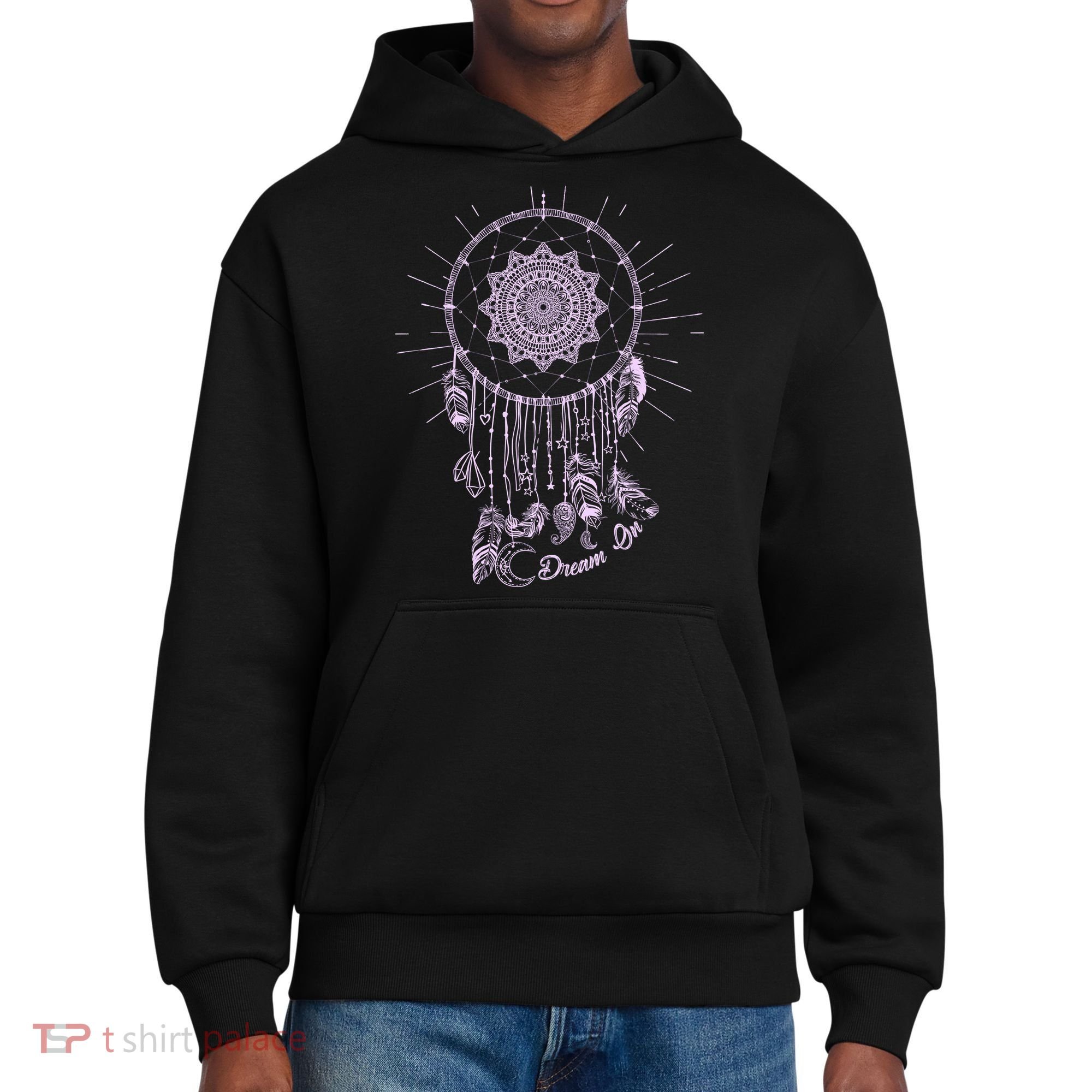Dream On Native American Dream Catcher District V.I.T. Heavyweight Hoodie