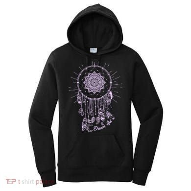Dream On Native American Dream Catcher Women's Hoodie