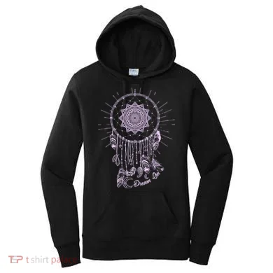 Dream On Native American Dream Catcher Women's Hoodie