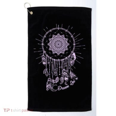 Dream On Native American Dream Catcher Golf Towel