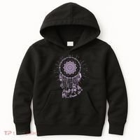 Dream On Native American Dream Catcher Kids Hoodie thumb 0