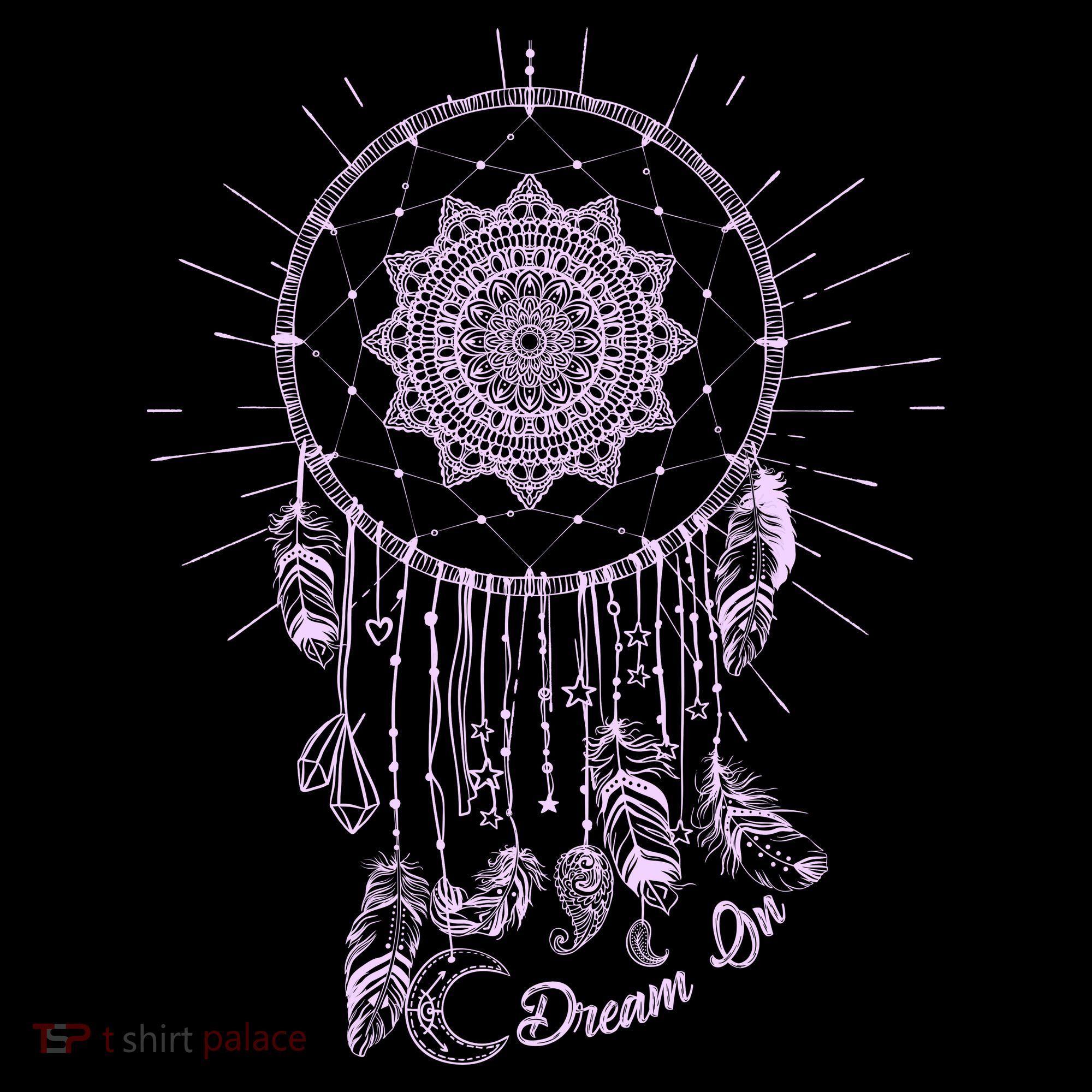 Dream On Native American Dream Catcher Kids Long Sleeve Shirt