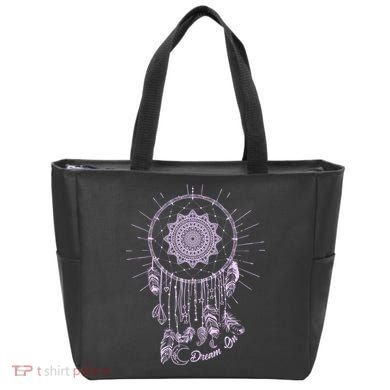 Dream On Native American Dream Catcher Tote Bag