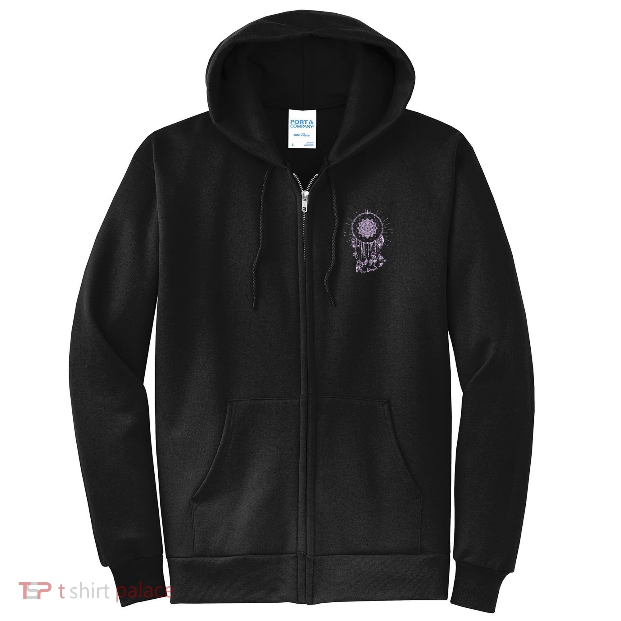 Dream On Native American Dream Catcher Full Zip Hoodie