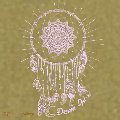 Dream On Native American Dream Catcher Garment-Dyed Women's Muscle Tee