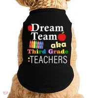 Dream Team Aka Third Grade Teachers Doggie Tank thumb 0