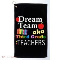 Dream Team Aka Third Grade Teachers Golf Towel thumb 0