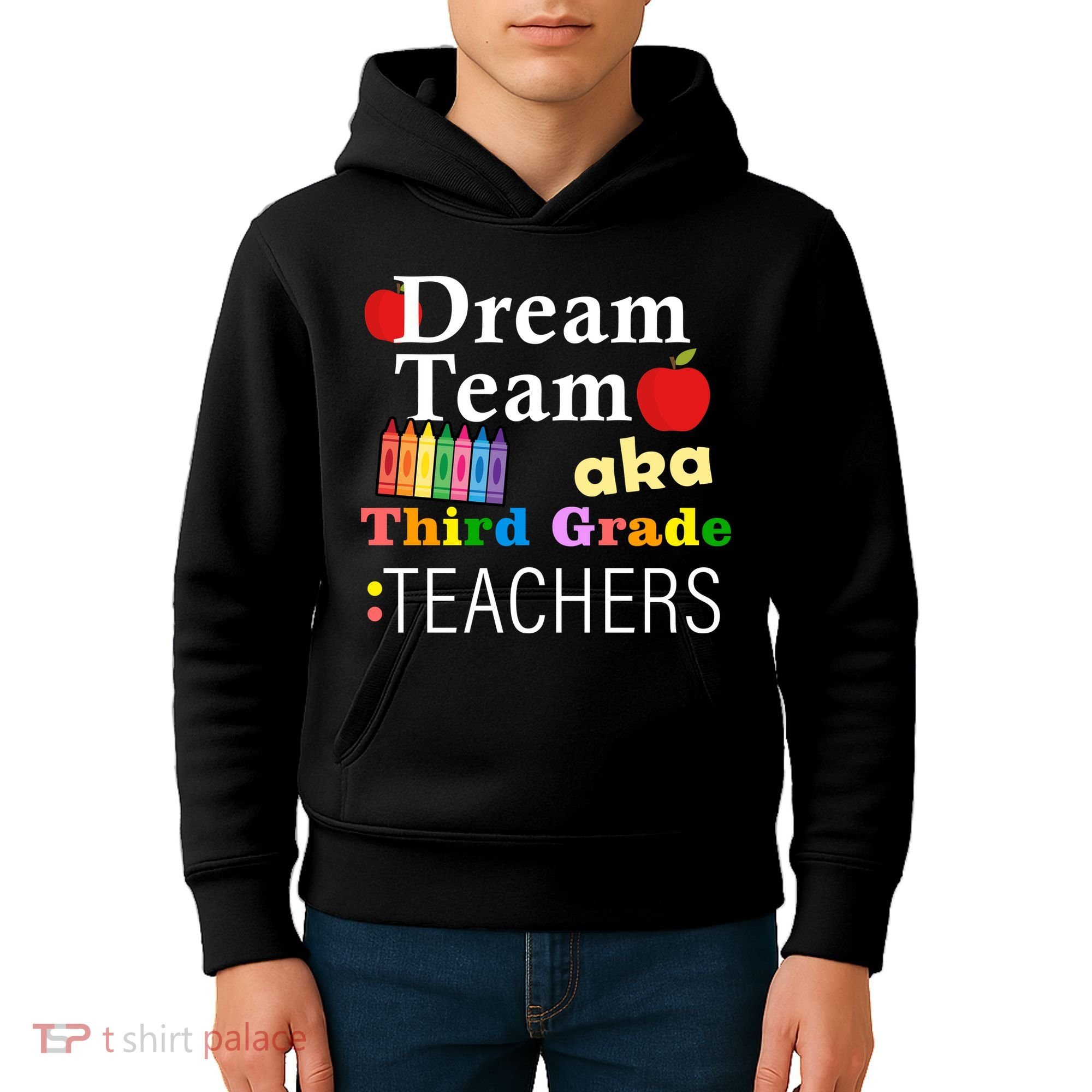 Dream Team Aka Third Grade Teachers Kids Hoodie