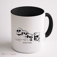 Dream Team Washington Lincoln Roosevelt Jefferson  Coffee Mug thumb 1