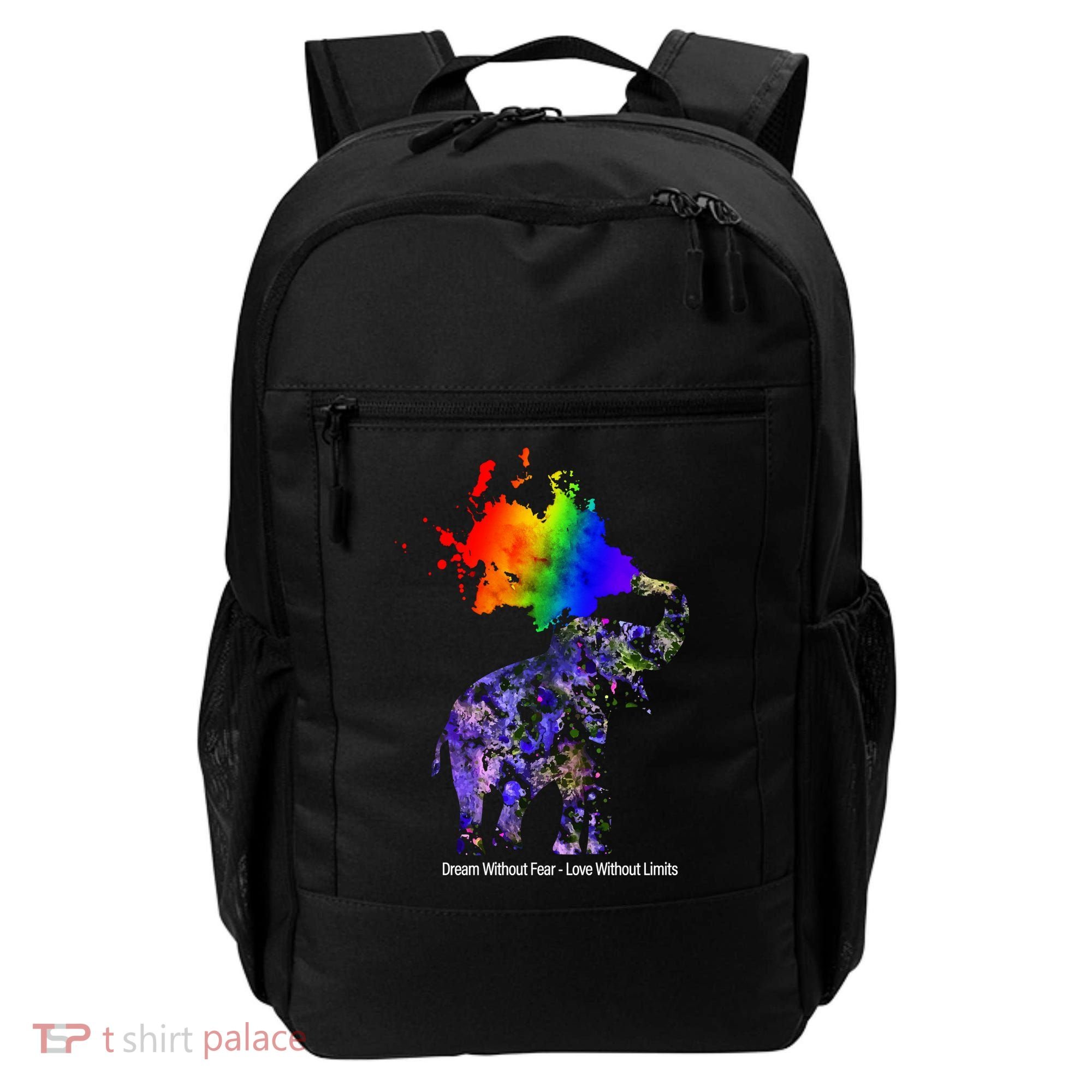 Dream Without Fear Elephant LGBT Backpack