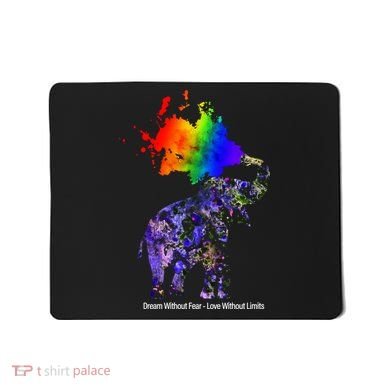 Dream Without Fear Elephant LGBT Mousepad