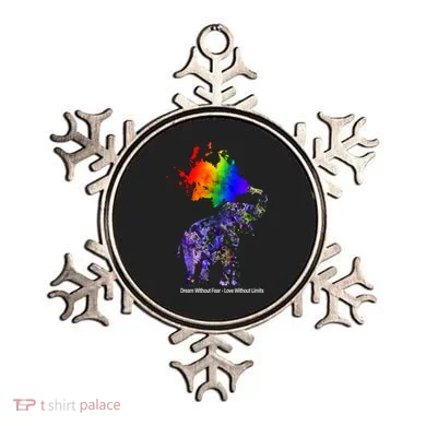 Dream Without Fear Elephant LGBT Ornament