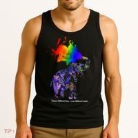 Dream Without Fear Elephant LGBT Tank Top thumb 3