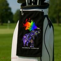 Dream Without Fear Elephant LGBT Golf Towel thumb 2