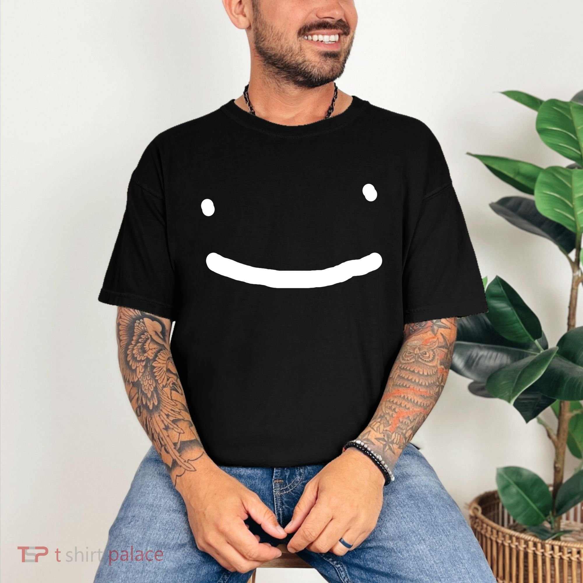 Dreamy Smiley Face Comfort Colors T-Shirt