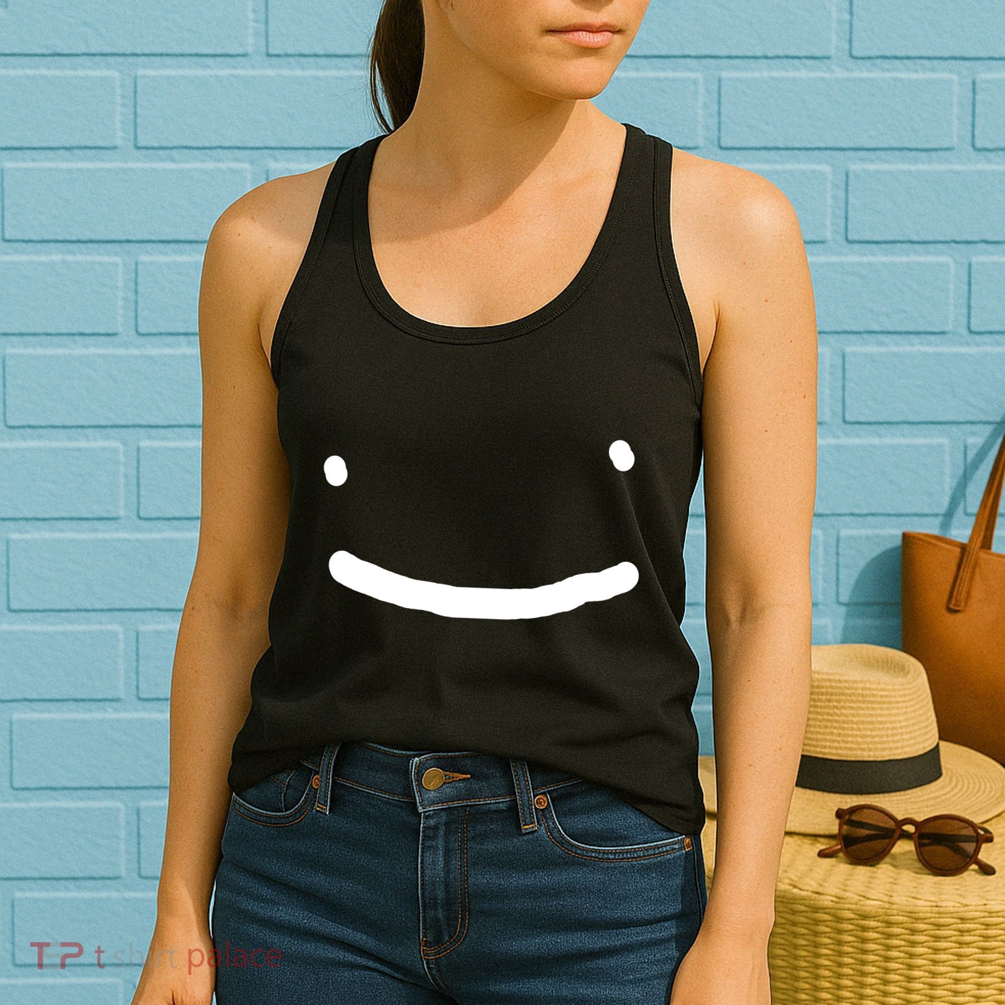 Dreamy Smiley Face Women's Tank Top