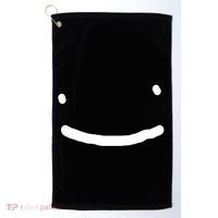 Dreamy Smiley Face Golf Towel thumb 0