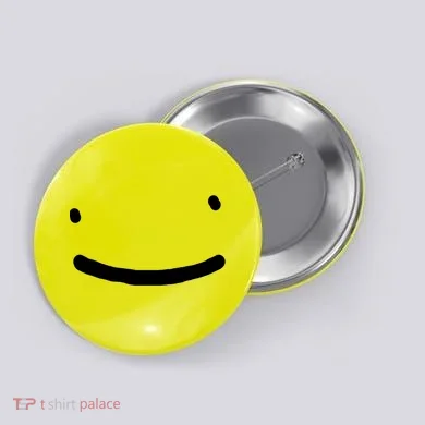 Dreamy Smiley Face Button
