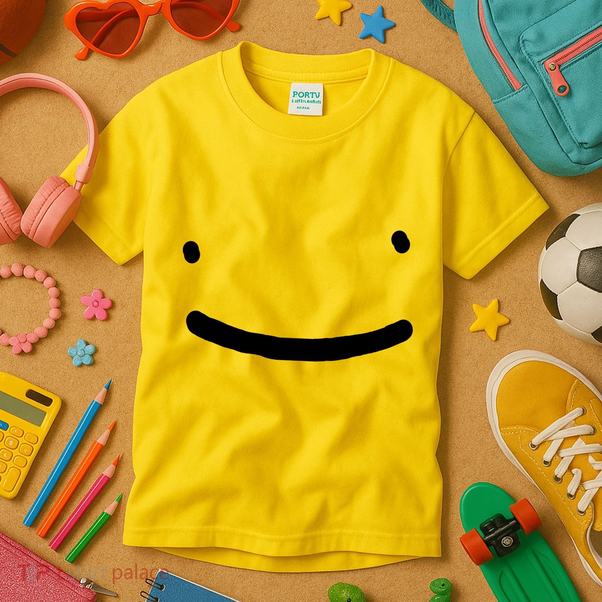 Dreamy Smiley Face Kids T-Shirt