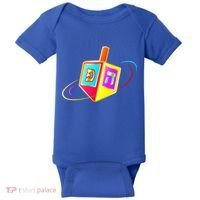 Dreidel Hanukkah Festival of Lights Baby Bodysuit thumb 0
