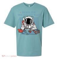Dress For The Job You Want Astronaut Sueded Cloud Jersey T-Shirt thumb 0