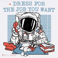 Dress For The Job You Want Astronaut Women's Hoodie thumb 2