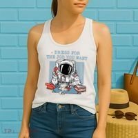 Dress For The Job You Want Astronaut Women's Tank Top thumb 2