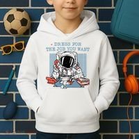 Dress For The Job You Want Astronaut Kids Hoodie thumb 2