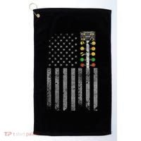 Drag Racing Flag American Drag Racer Drag Strip Tree Light Golf Towel thumb 0