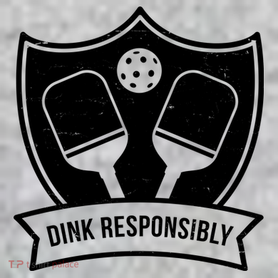 Dink Responsibly Funny Pickleball The Baniff Cuffed Pom Beanie