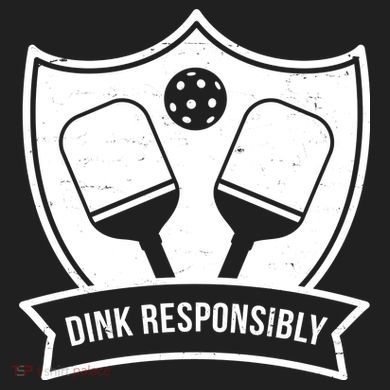 Dink Responsibly Funny Pickleball Women's Sweatshirt