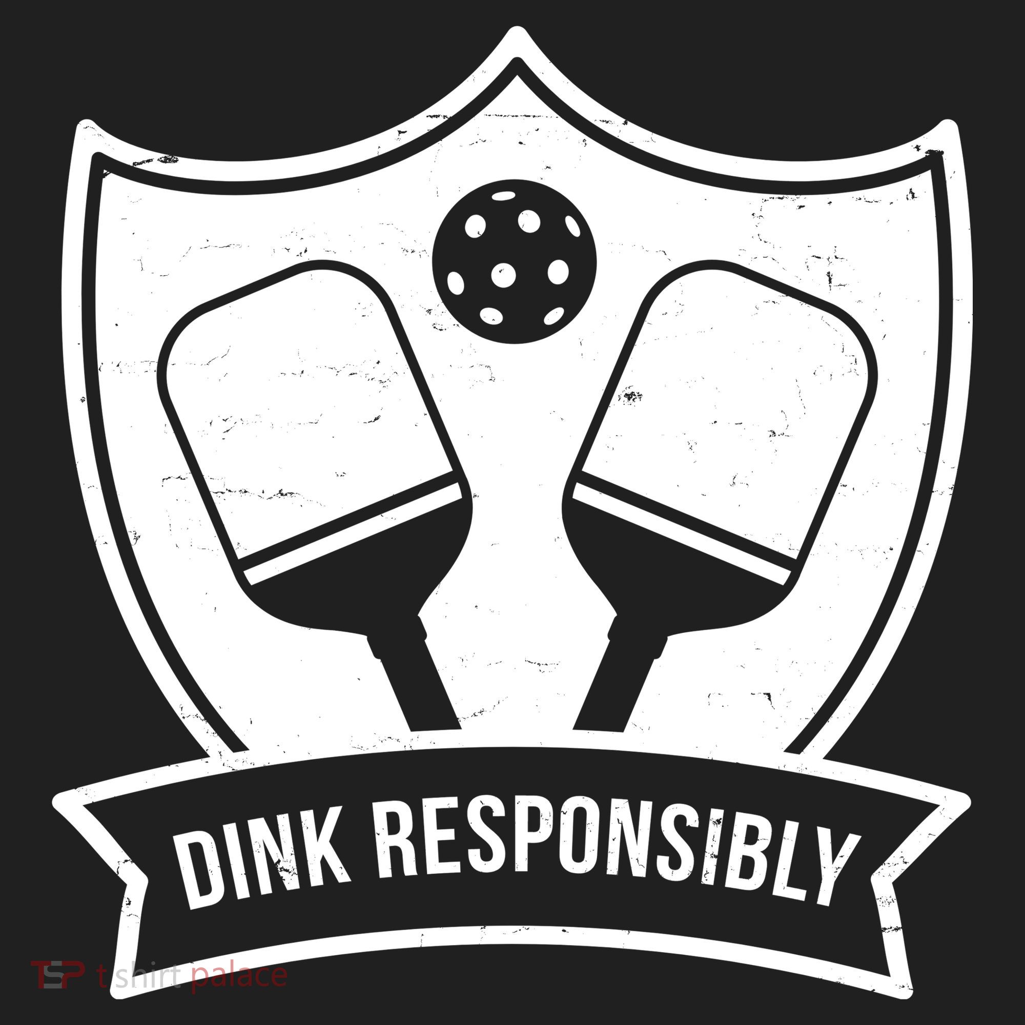 Dink Responsibly Funny Pickleball Women's Sweatshirt