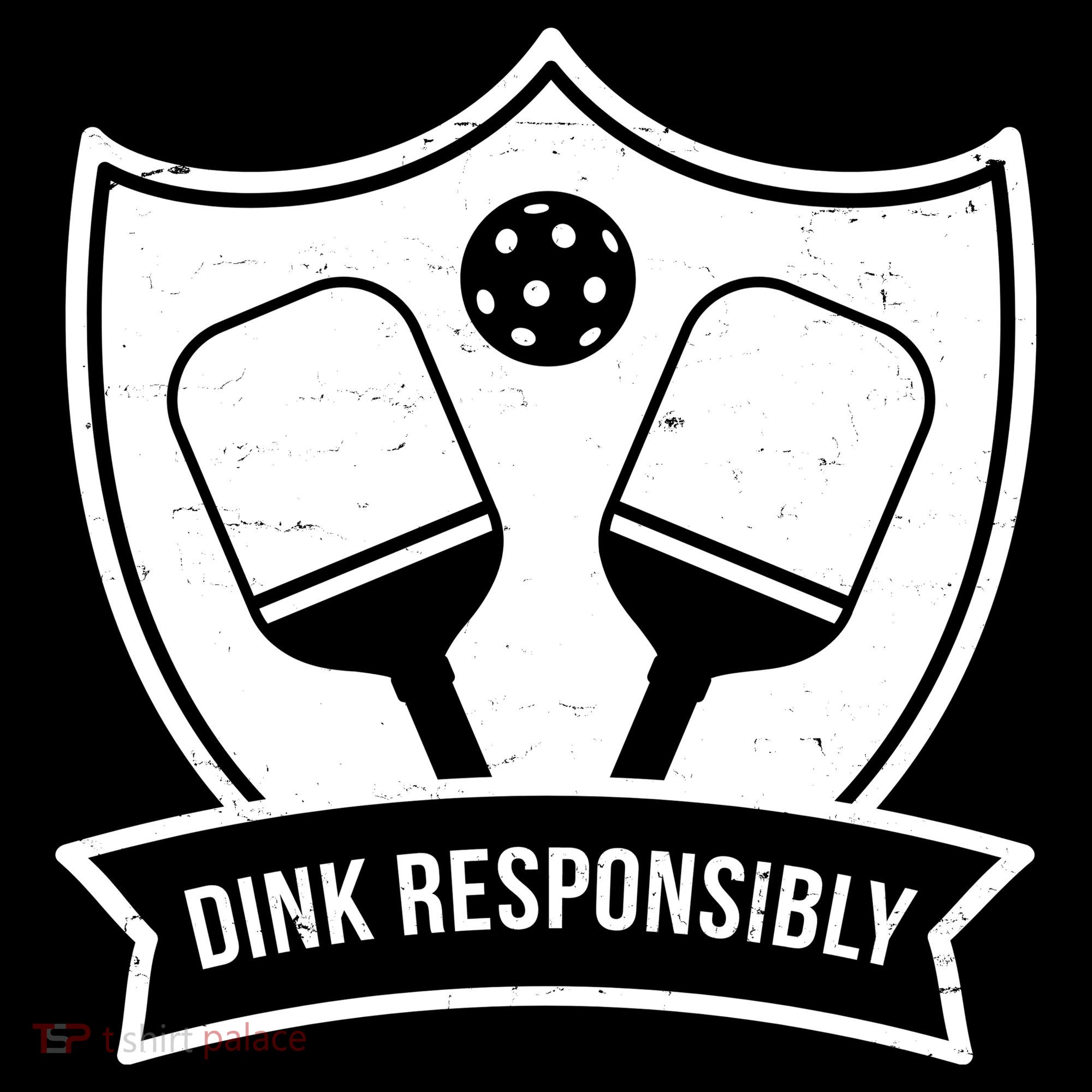 Dink Responsibly Funny Pickleball Toddler Hoodie