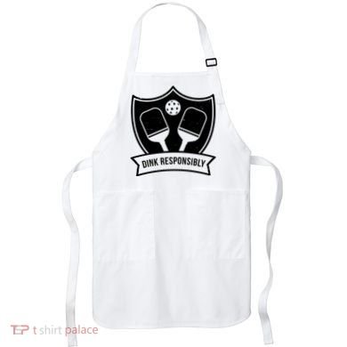 Dink Responsibly Funny Pickleball Apron