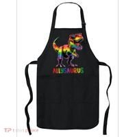 Dinosaur Rainbow Flag Ally Lgbt Allysaurus Lgbt Pride Apron thumb 0