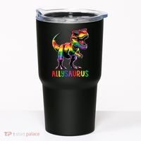 Dinosaur Rainbow Flag Ally Lgbt Allysaurus Lgbt Pride Tumbler thumb 0