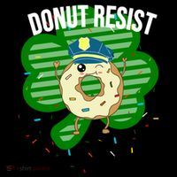Donut Resist Funny Police Officer Irish St Patricks Day Meme Gift Coffee Mug thumb 5