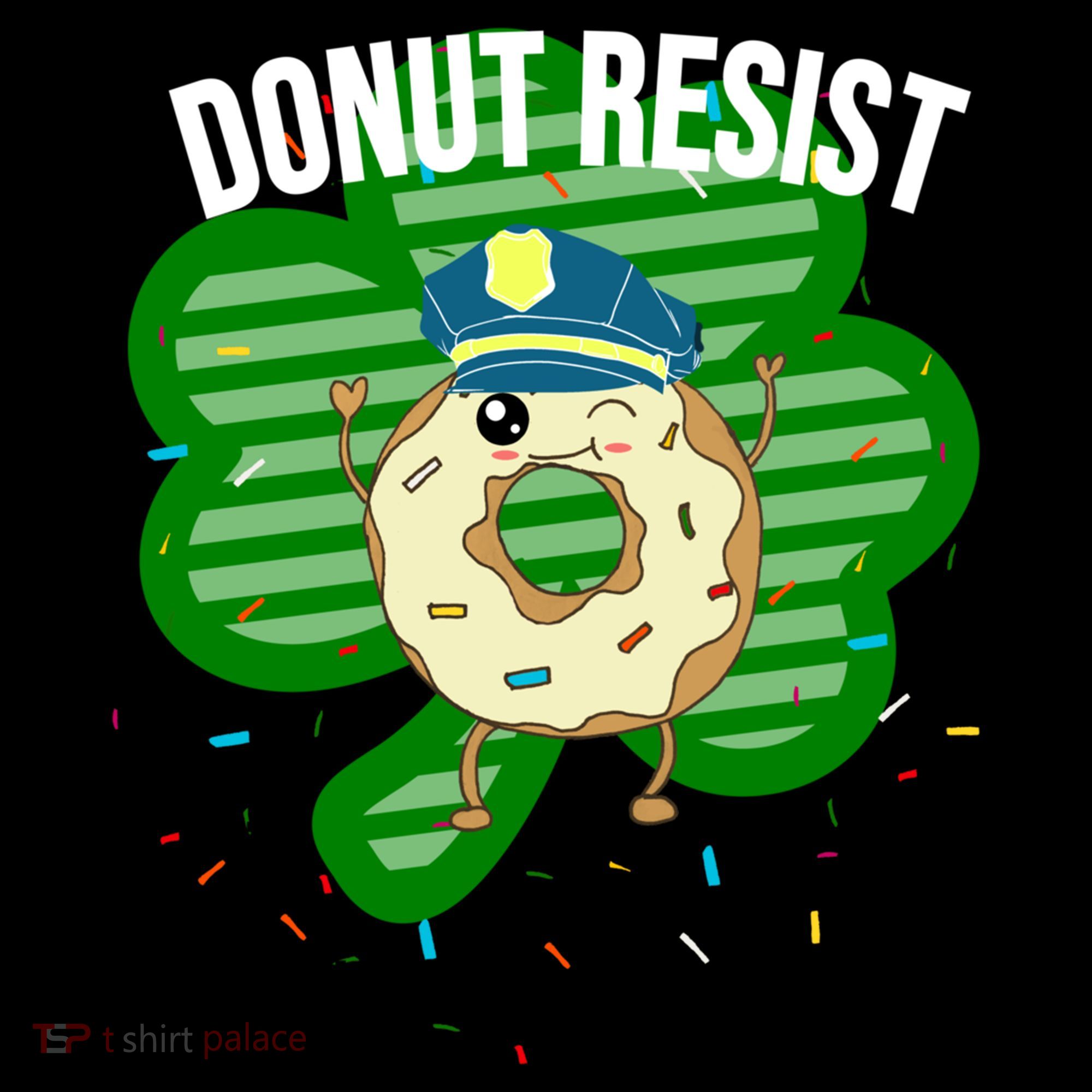 Donut Resist Funny Police Officer Irish St Patricks Day Meme Gift Coffee Mug