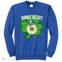 Donut Resist Funny Police Officer Irish St Patricks Day Meme Gift Sweatshirt thumb 0