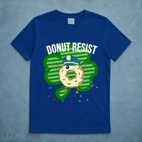 Donut Resist Funny Police Officer Irish St Patricks Day Meme Gift T-Shirt thumb 5