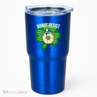 Donut Resist Funny Police Officer Irish St Patricks Day Meme Gift Tumbler thumb 0