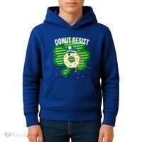 Donut Resist Funny Police Officer Irish St Patricks Day Meme Gift Kids Hoodie thumb 4