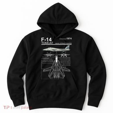 Dinosaurus Rekx F 14 Tomcat Fighter Jet Hoodie