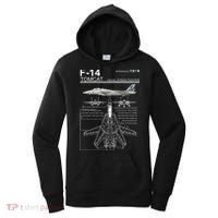 Dinosaurus Rekx F 14 Tomcat Fighter Jet Women's Hoodie thumb 0