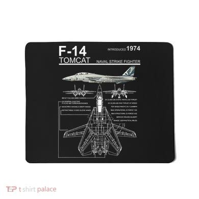 Dinosaurus Rekx F 14 Tomcat Fighter Jet Mousepad